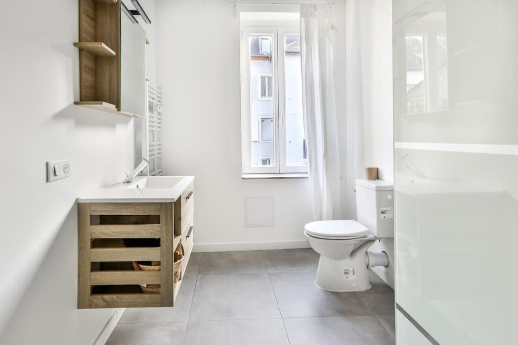 Suite Lumineux Et Moderne, Parking Gratuit, Mulhouse Centre Bagian luar foto